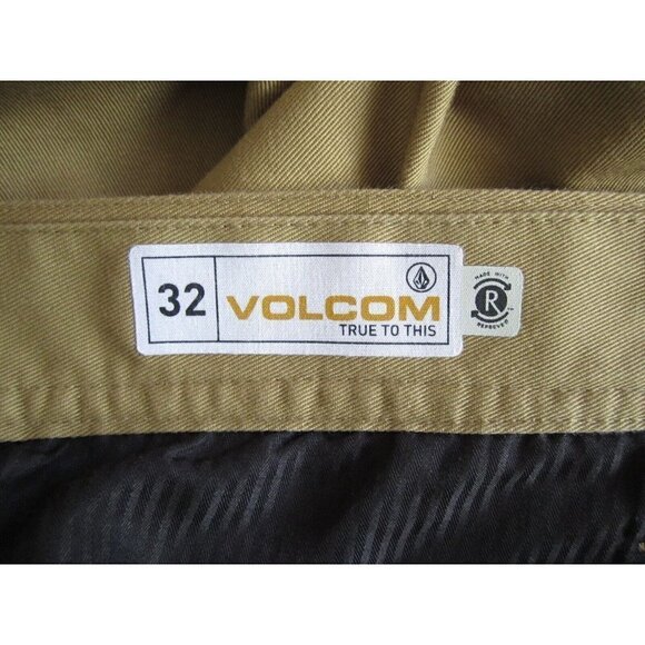 Men's Volcom True to This Made Brown Shorts Size 32 (MP48) - Picture 2 of 7